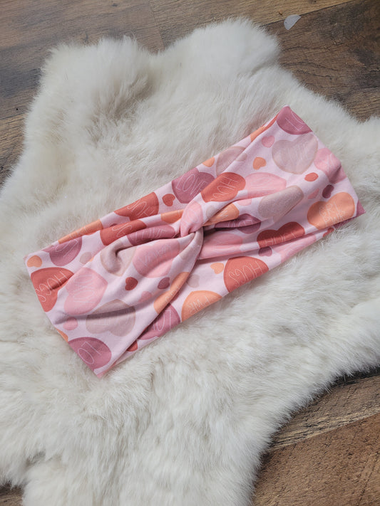 Pink boho conversation hearts