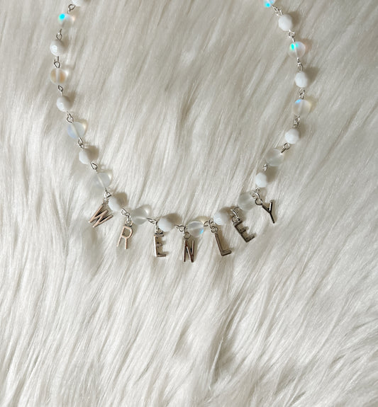 Custom Beaded Name Necklace