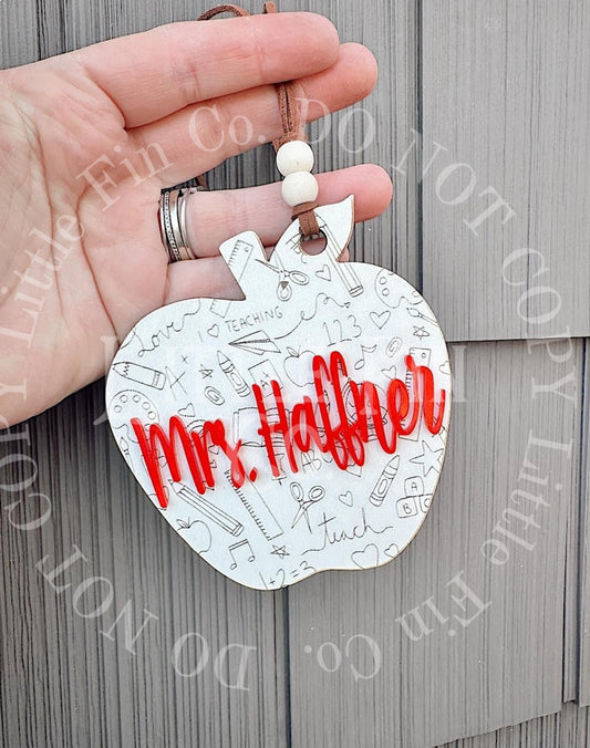 Teacher Tag/Ornament