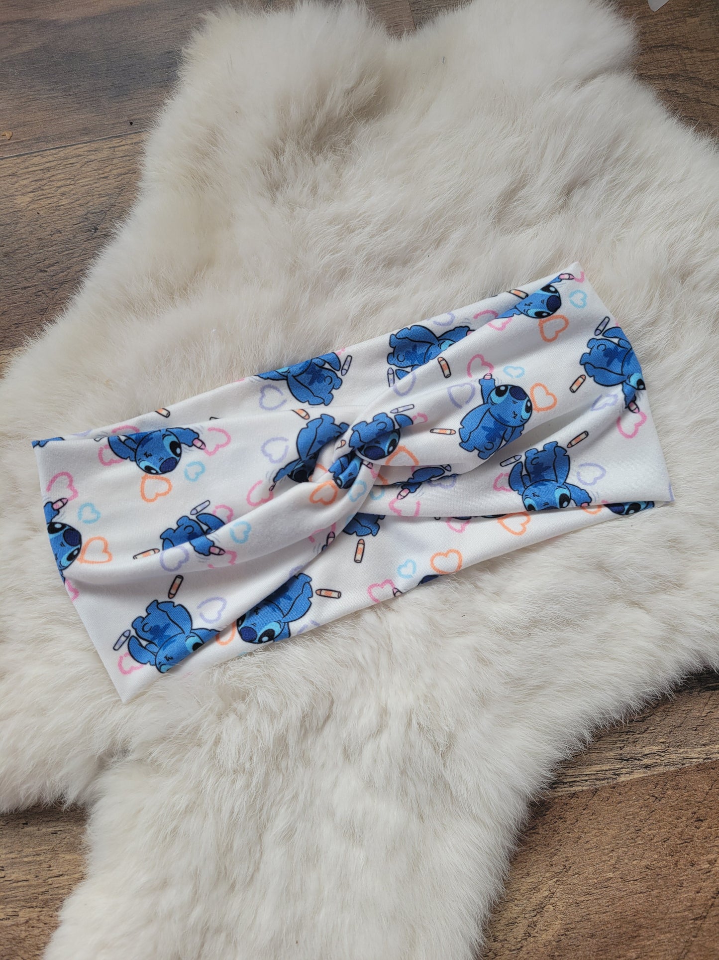 Blue character hearts