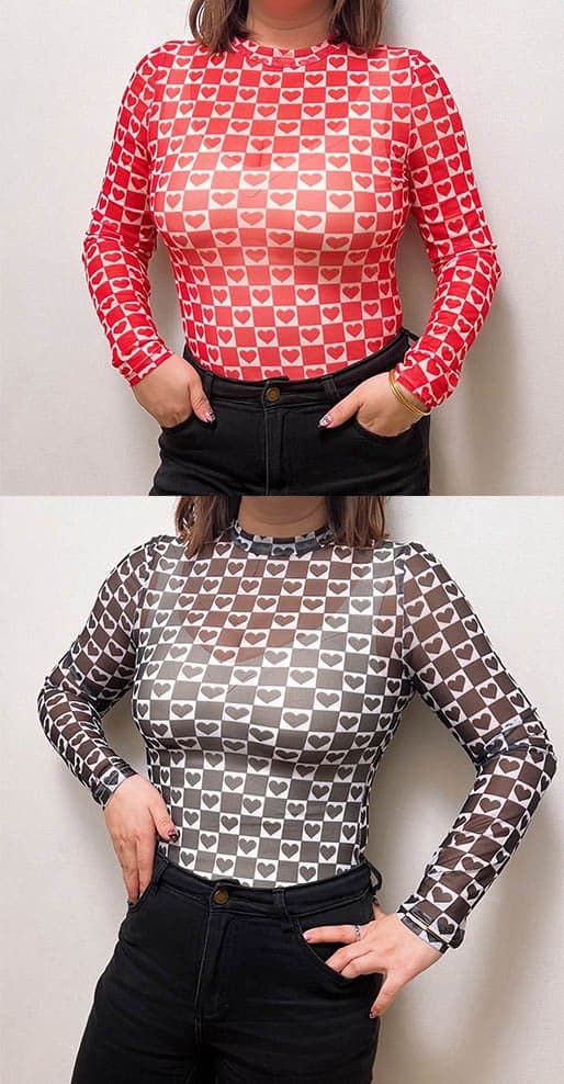 PREORDER: The Mommy and Me Mesh Checker and Heart Top 12.30.24