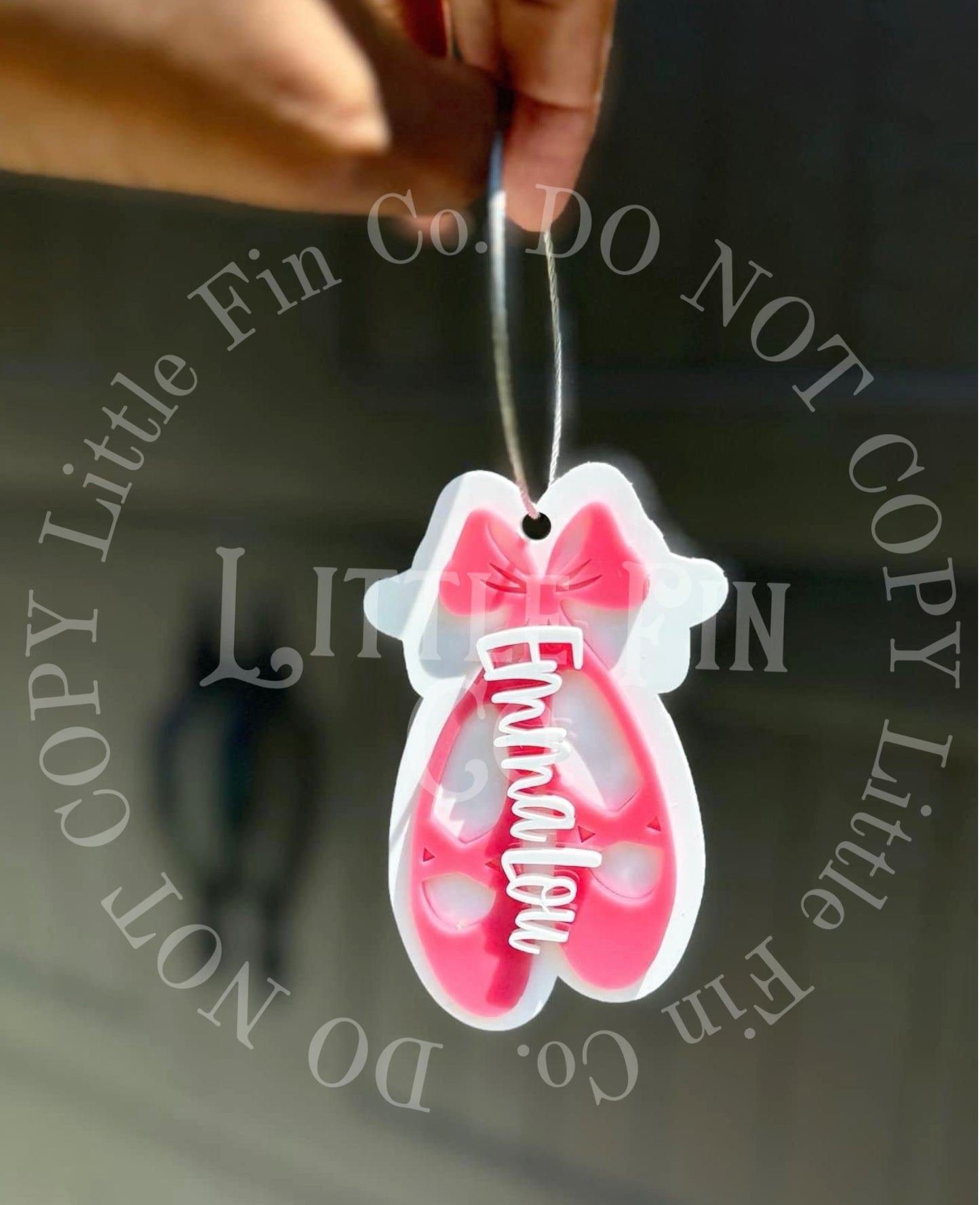 Sports Acrylic Bag Tag