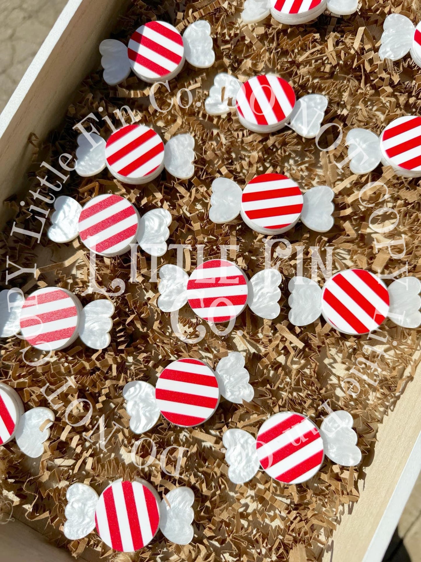 Peppermint Candy Clips