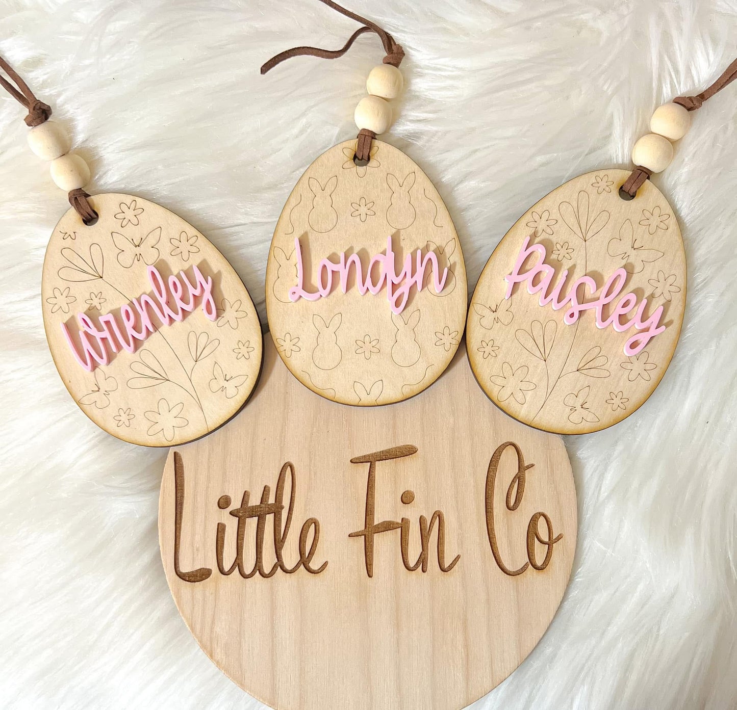 PREORDER- Custom Easter Egg Basket Tag