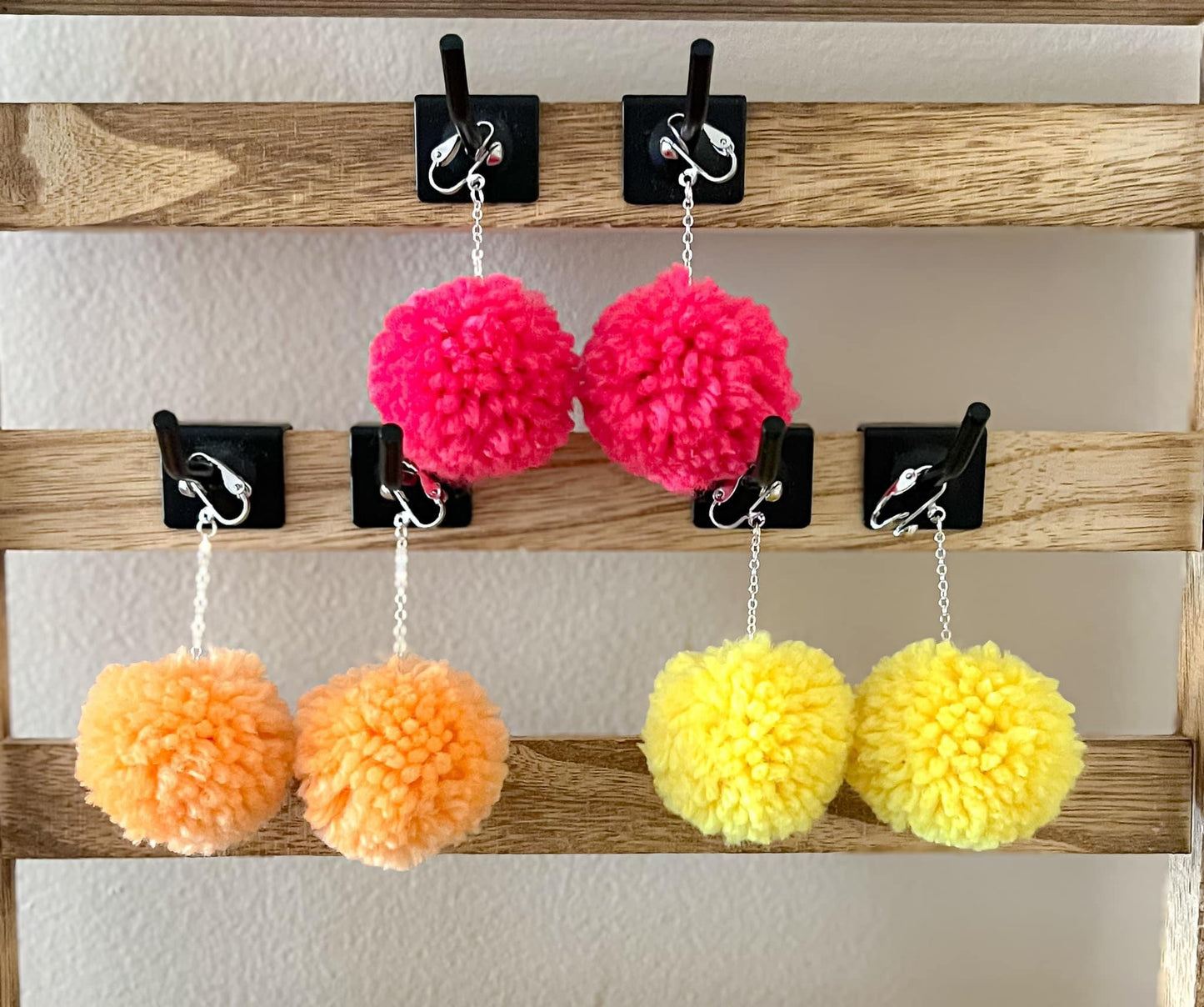 Pom Pom Earrings