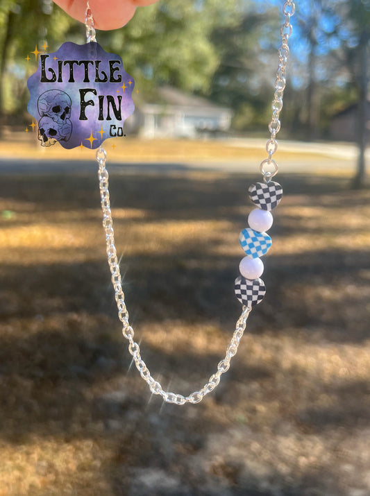 Boy Chain Checkered Hearts