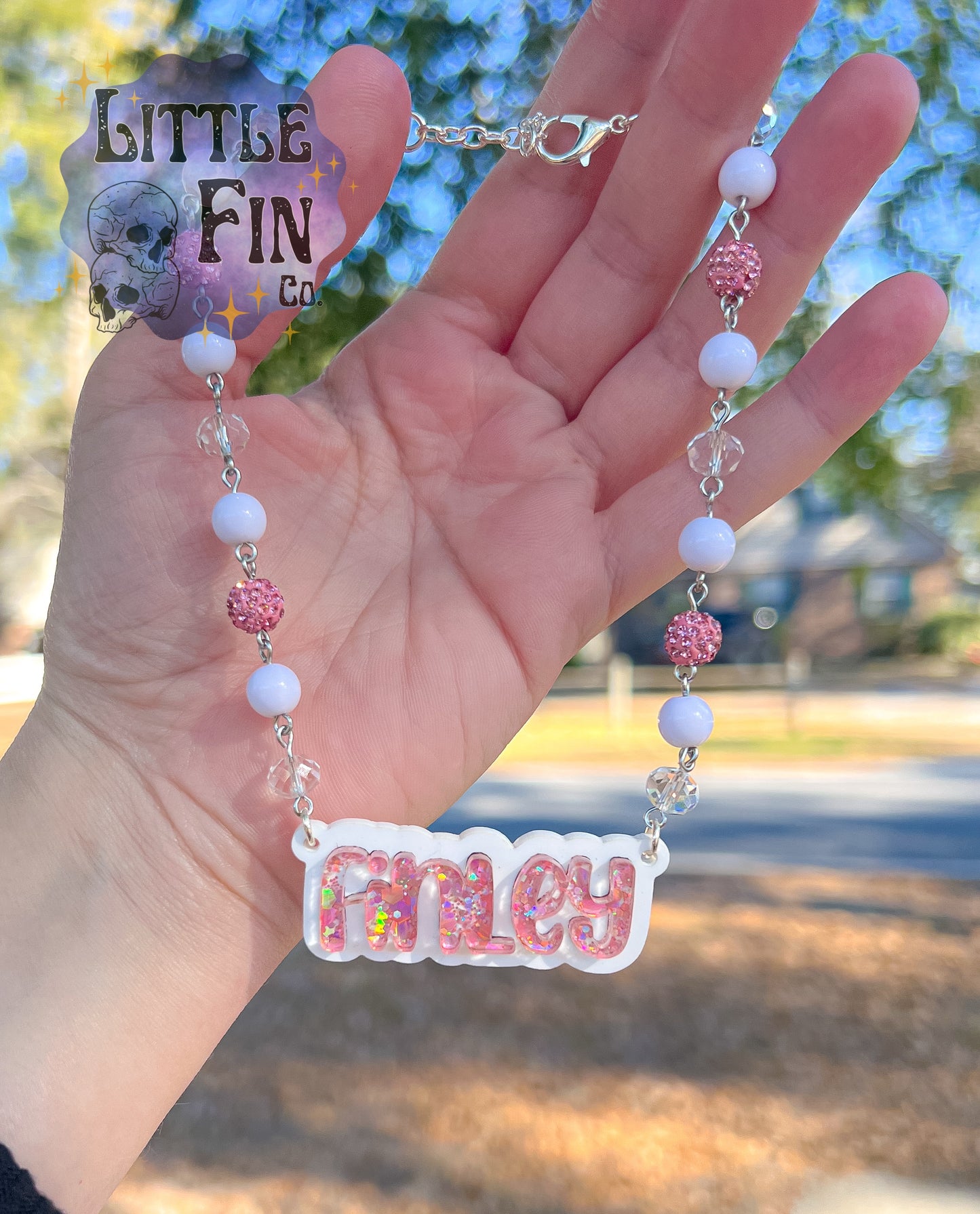 Customized Acrylic Name Necklace